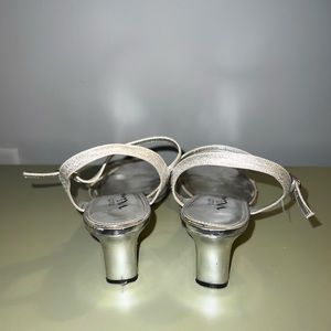 Sparkly Silver Sandals